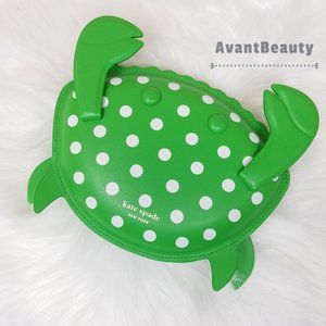 Kate Spade Shelly Crab Polka Dot Crossbody Green
